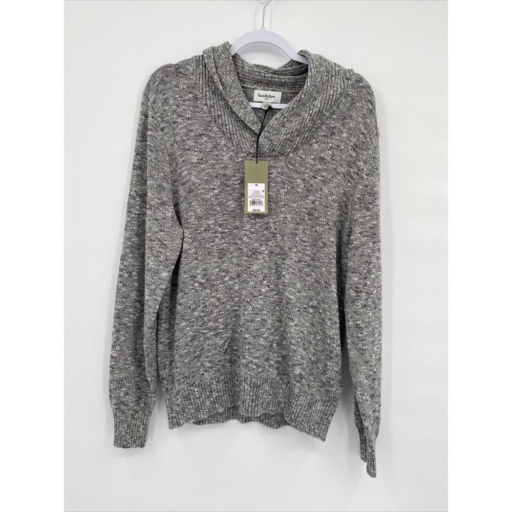 Goodfellow & Co Cowl Neck Long Sleeve Ribbed Knit Pullover Sweater Size M NWT